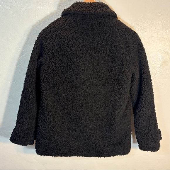 CoffeeShop New York Black Faux Shearling Teddy Coat Jacket XS - Picture 10 of 10